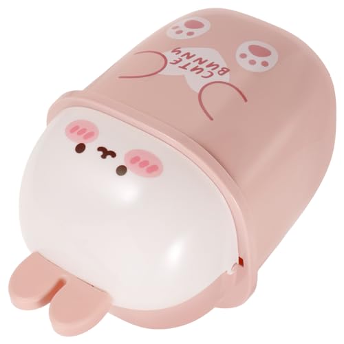 FIXOSHEE Mini Tisch Mülleimer mit Deckel Cartoon Hase Design Kompakt und Leicht Geruchsdichter Desktop Abfalleimer für Büro Schlafzimmer Kinderzimmer Multifunktional als Müll und FIXOSHEE Mini Tisch Mülleimer mit Deckel Cartoon Hase Design Kompakt und Leicht Geruchsdichter Desktop Abfalleimer für Büro Schlafzimmer Kinderzimmer Multifunktional als Müll und von FIXOSHEE