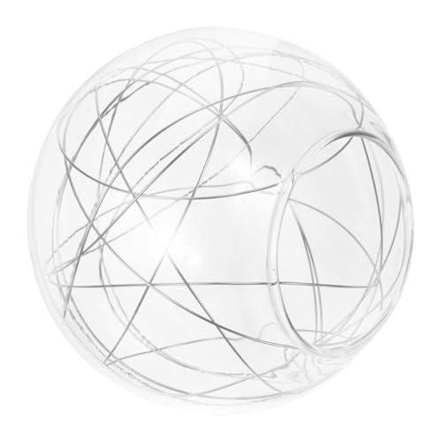 FIXOSHEE Moderner Runder Aluminium draht Lampenschirm mit Klarem Glas für Pendelleuchte Silber Goldfarbener Hängeleuchte Lampenschirm Transparent Molecular Design Ersatzglas für FIXOSHEE Moderner Runder Aluminium draht Lampenschirm mit Klarem Glas für Pendelleuchte Silber Goldfarbener Hängeleuchte Lampenschirm Transparent Molecular Design Ersatzglas für von FIXOSHEE