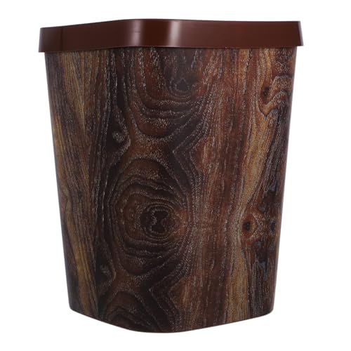 FIXOSHEE Mülleimer Küche Holzoptik Quadratisch Abfalleimer Modern Leicht zu Reinigen Für Wohnzimmer Bad Büro FIXOSHEE Mülleimer Küche Holzoptik Quadratisch Abfalleimer Modern Leicht zu Reinigen Für Wohnzimmer Bad Büro von FIXOSHEE