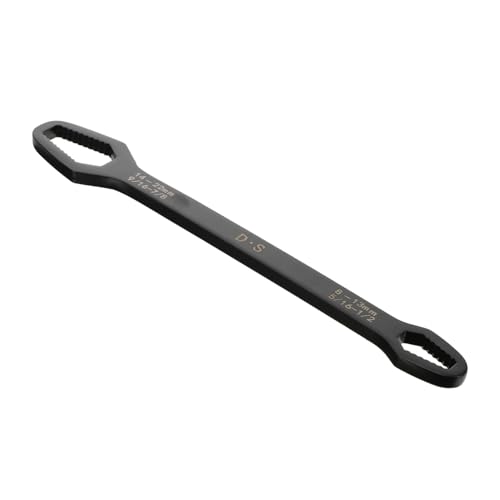 FIXOSHEE Multifunktionaler Doppelkopfschlüssel Verstellbarer Maulschlüssel aus Langlebigem Vanadium Stahl für Auto und Motorradreparatur Rostfrei und Hitzebeständig von FIXOSHEE