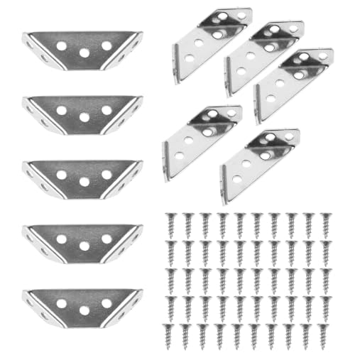 FIXOSHEE Multifunktionaler Winkelverbinder aus Edelstahl Teiliges mit Schrauben Stabile Möbel Eckwinkel für Schränke und Hängeschränke Einfache Montage und Zuverlässige Unterstützung von FIXOSHEE