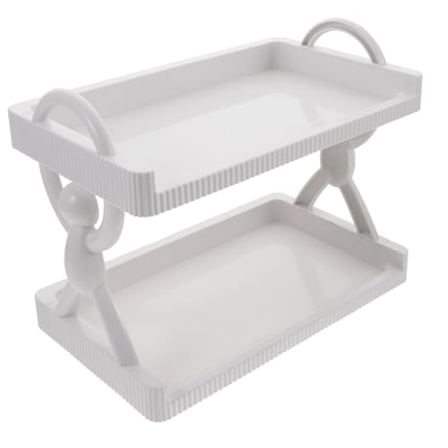 FIXOSHEE Multifunktionales Aufbewahrungsregal aus Langlebigem PP Frei Montierbar mit Klebesticker Vielseitig als Schreibtisch Wandhalter für Bad Büro und Küchenarbeitsplatte Schnelles von FIXOSHEE