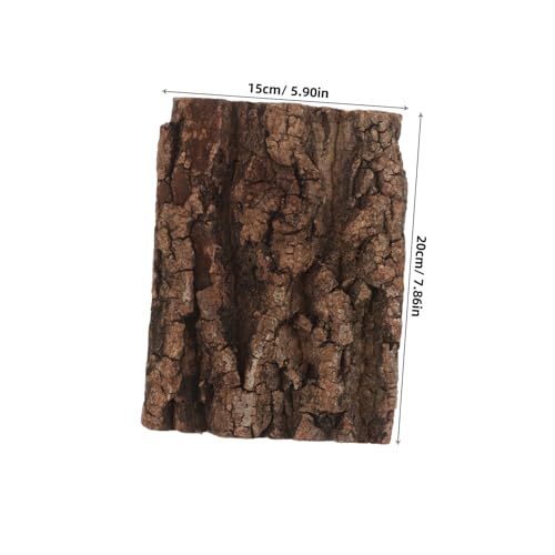 FIXOSHEE Korkrinden-Hintergrund Für Terrarien Natürliches Reptilien-gehege-dekor Kletterwand Für Eidechsen Gecko von FIXOSHEE