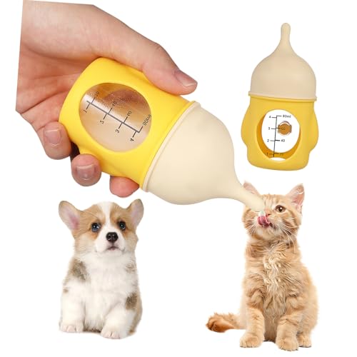 FIXOSHEE Neugeborene Welpen und Katzenmilchflasche Ergonomische Haustieraufzuchtflasche mit Klarer Messanzeige Wiederverwendbar Leicht zu Reinigen für Welpen und Kitten Pflege FIXOSHEE Neugeborene Welpen und Katzenmilchflasche Ergonomische Haustieraufzuchtflasche mit Klarer Messanzeige Wiederverwendbar Leicht zu Reinigen für Welpen und Kitten Pflege von FIXOSHEE