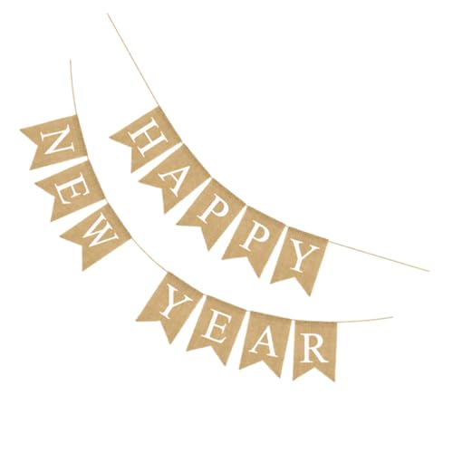 FIXOSHEE Neujahr Deko Hängende Fahnen Happy Year Girlande Party Dekoration Innen Außen Kreative Wimpel für Wand Decke Festlichkeiten FIXOSHEE Neujahr Deko Hängende Fahnen Happy Year Girlande Party Dekoration Innen Außen Kreative Wimpel für Wand Decke Festlichkeiten von FIXOSHEE