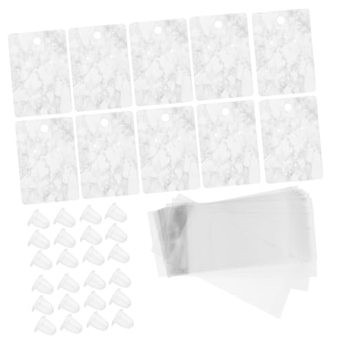 FIXOSHEE Ohrringkarten Aus Papier Für Schmuckverpackung Passend Für Ohrringe Und Halsketten Mit Aufhängeloch Für Präsentation in Vitrinen Und Theken FIXOSHEE Ohrringkarten Aus Papier Für Schmuckverpackung Passend Für Ohrringe Und Halsketten Mit Aufhängeloch Für Präsentation in Vitrinen Und Theken von FIXOSHEE