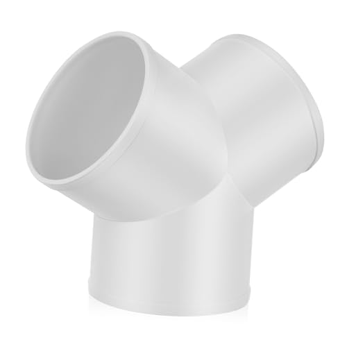 FIXOSHEE PVC Y Rohrverbinder Lüftungsschlauch Verteiler Wege Splitter PVC Schlauchverbinder für Wohn und Gewerbelüftung Glatte Innenfläche Widerstandsfähig Effiziente Luftverteilung FIXOSHEE PVC Y Rohrverbinder Lüftungsschlauch Verteiler Wege Splitter PVC Schlauchverbinder für Wohn und Gewerbelüftung Glatte Innenfläche Widerstandsfähig Effiziente Luftverteilung von FIXOSHEE