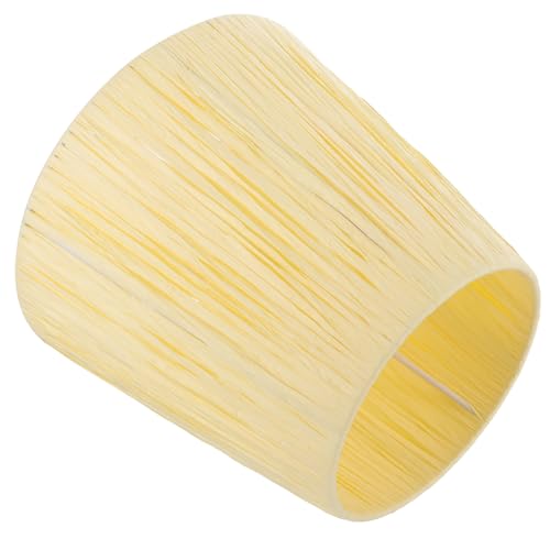 FIXOSHEE Papier Lampenschirm Ersatz Lampenschirm für Stehlampe Tischlampe Raffia Stil Dekorativ Weich Licht Schlafzimmer Wohnzimmer von FIXOSHEE