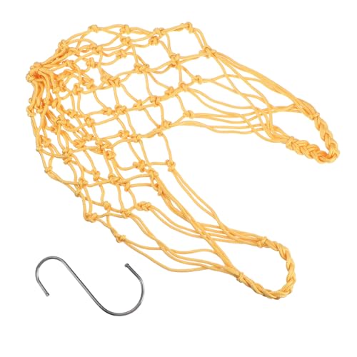 FIXOSHEE Parrot Rooster Hen Futternetz aus Strapazierfähigem Nylonnetz mit Edelstahlhaken Leicht Installierbar Leuchtend Gelb Geeignet für Heim Bauernhof und Haustierspielzeug FIXOSHEE Parrot Rooster Hen Futternetz aus Strapazierfähigem Nylonnetz mit Edelstahlhaken Leicht Installierbar Leuchtend Gelb Geeignet für Heim Bauernhof und Haustierspielzeug von FIXOSHEE