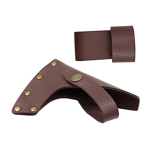 FIXOSHEE Portable Case für Holzgriff Robuste Schutzhülle für Outdoor Aktivitäten Hochwertige PU Axtabdeckung für Sicheren Transport und Stilvolle Aufbewahrung von FIXOSHEE