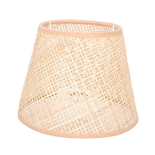 FIXOSHEE Rattan Lampenschirm Gewebter Lampenschirm für Tischlampen Nachttischlampen und Stehlampen Langlebig für Wohnräume und Hotels FIXOSHEE Rattan Lampenschirm Gewebter Lampenschirm für Tischlampen Nachttischlampen und Stehlampen Langlebig für Wohnräume und Hotels von FIXOSHEE