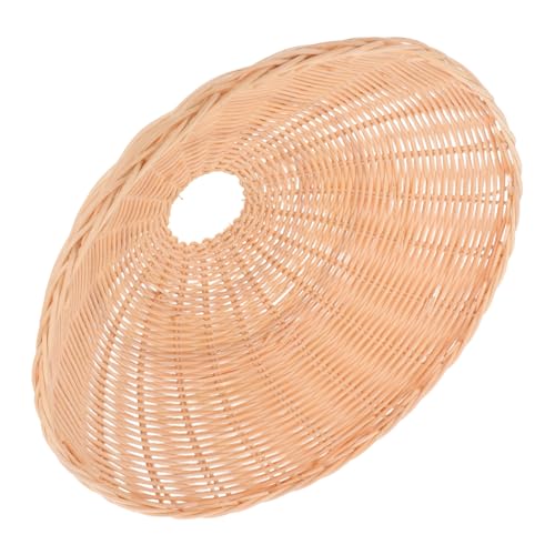 FIXOSHEE Rattan Lampenschirm Handgefertigt Robust Rustikal Pendelleuchte Abdeckung Für Restaurant Hotpot Bar Wohnzimmer Schlafzimmer von FIXOSHEE