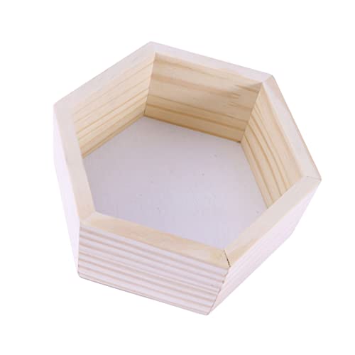 FIXOSHEE Regal Weiß Wand Gestell Dekorativ Klein Sechseckig Montiert Hexagon Zimmerdekoration Kleiderständer Für Kleideraufbewahrung Aufhängespeicher Kinderlager Hölzern von FIXOSHEE