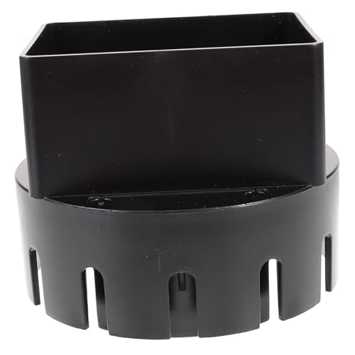 FIXOSHEE Regenrinnen Fallrohradapter Schwarz Langlebiger Dachrinnenanschluss mit Hoher Festigkeit Einfacher DIY Einbau Effizientes Regenwasserableitungssystem für Regentonnen und Fallrohre von FIXOSHEE