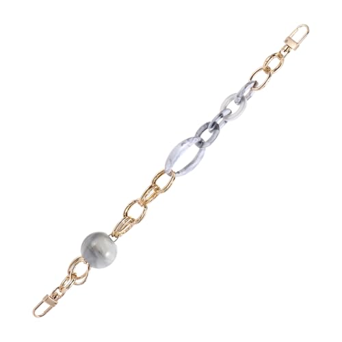 FIXOSHEE Retro Acryl Taschenkette mit Abnehmbaren Haken Robuste Resin Ersatzriemen für Handtaschen DIY Umhängetasche Modischer Barockstil Geeignet für Damen und Mädchen von FIXOSHEE