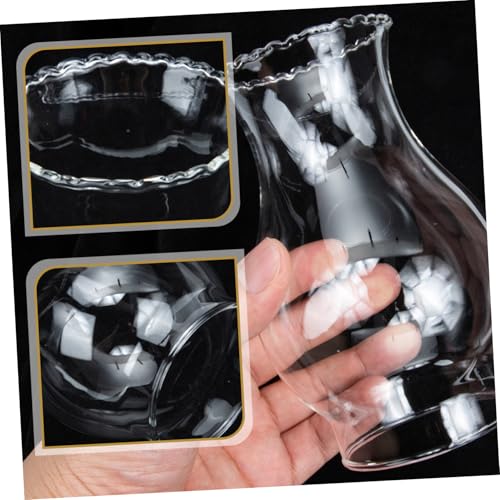 FIXOSHEE Retro Glas Lampenschirm Ø Handgefertigt Wandlampe Lichtabdeckung Dekorativer Lampenzubehör für Zuhause Hotel und Geschäft Sicher und Wärmeverbreitend von FIXOSHEE