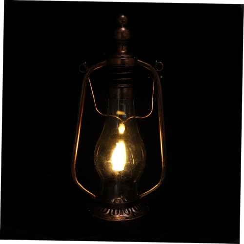 FIXOSHEE Retro Vintage LED Wandlampe mit Realistischem Flammeneffekt Handliche Dekorative Hängelampe für Wohnzimmer und Garten Batteriebetrieben Verarbeitung als und Wohnaccessoire von FIXOSHEE
