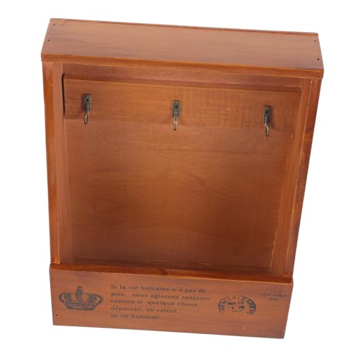 FIXOSHEE Retro Wandmontierter Schlüsselhalter Holzbox Multifunktional als Aufbewahrung und Wohnzimmerdekoration Einfache Montage Design Geeignet für Flur und Eingangsbereich FIXOSHEE Retro Wandmontierter Schlüsselhalter Holzbox Multifunktional als Aufbewahrung und Wohnzimmerdekoration Einfache Montage Design Geeignet für Flur und Eingangsbereich von FIXOSHEE