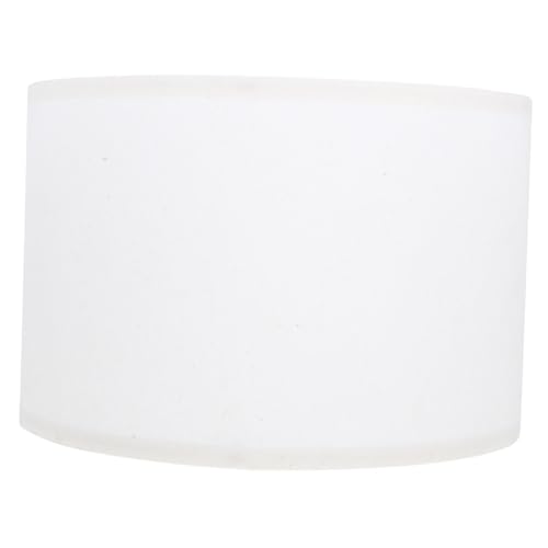 FIXOSHEE Runder Lampenschirm aus Baumwollstoff Abnehmbar Vintage Stoffschirm für Wandlampen Trommel design Weiches Licht für Wohnzimmer Schlafzimmer Büro und Hotelräume von FIXOSHEE