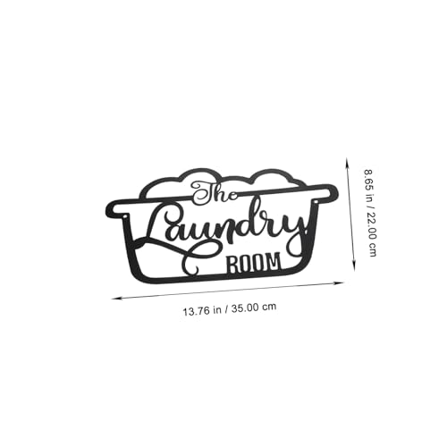 FIXOSHEE Rustikaler Metall wandschriftzug Waschraum Dekoration Kreatives Eisen schild Vintage Stil Wandbehang für Waschraum Badezimmer von FIXOSHEE