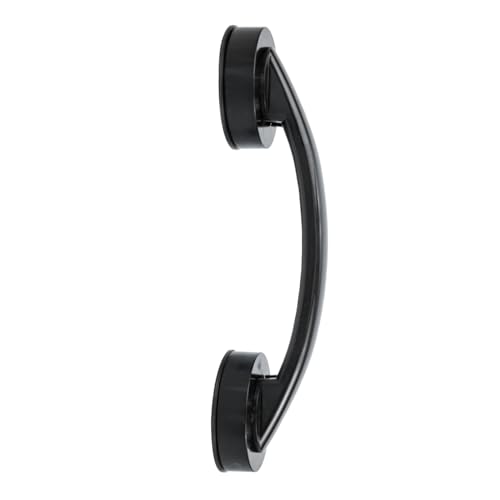 FIXOSHEE Saugnapf Haltegriff Groß Schwarz Klebefester Griff für Glas und Fliesenflächen Tragbarer Tür und Fenstergriff Bohren Geeignet für Bad Toilette Flur Starke Griffkraft Einfach zu von FIXOSHEE