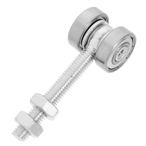 FIXOSHEE Schiebetür Schiebewagen Rad Laufrolle aus Doppelachslager Geräuscharm Einfache Montage Kompatibel mit Schiebetüren und Schiebetoren Langlebige Türrollen für Laufschienen von FIXOSHEE