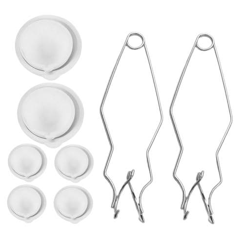 FIXOSHEE Schmelzset Teilig Quartz Tiegel und Stahlzange Metallgießwerkzeug für Gold Silber Schmelzen und Gießen Hitzebeständig Leicht Transportierbar Laborzubehör von FIXOSHEE