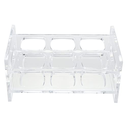 FIXOSHEE Schnapsglashalter Transparent Reihig Fächer Shotglas Halter für Bar Spirituosen Getränkedisplay Robust Leicht Tragbar von FIXOSHEE