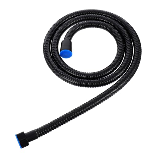 FIXOSHEE Schwarzer Edelstahl Duschschlauch Flexibel Gebogen Gebackene Oberfläche Rostfrei Kompatibel mit Brausekopf und Handbrause für Komfortable Badeanwendung FIXOSHEE Schwarzer Edelstahl Duschschlauch Flexibel Gebogen Gebackene Oberfläche Rostfrei Kompatibel mit Brausekopf und Handbrause für Komfortable Badeanwendung von FIXOSHEE