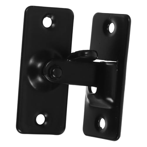 FIXOSHEE Schwarzer Edelstahl Türverschluss Kleines Gartentor Schloss Riegelschloss Schiebetür Hasp Zuverlässiger Türhaken für Vielseitige Tür und Fensterverriegelung FIXOSHEE Schwarzer Edelstahl Türverschluss Kleines Gartentor Schloss Riegelschloss Schiebetür Hasp Zuverlässiger Türhaken für Vielseitige Tür und Fensterverriegelung von FIXOSHEE