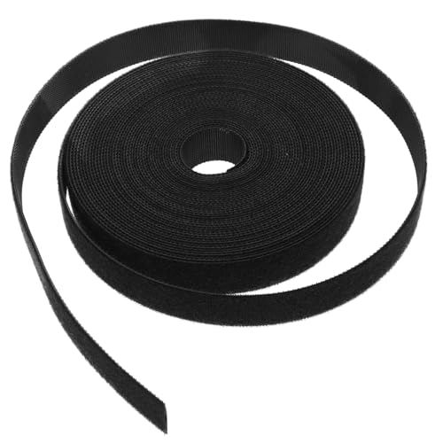 FIXOSHEE Selbstklebendes Klettband Breit aus Polyester Stark Haftend Wiederverwendbar Kabelbinder Klettgurte Organizer für Haushalt Büro DIY Befestigung von FIXOSHEE