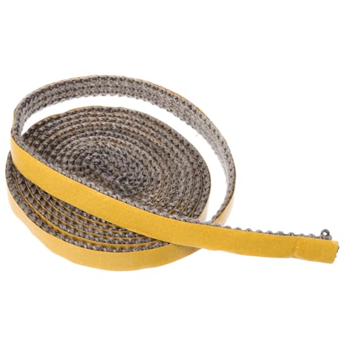 FIXOSHEE Selbstklebendes Ofendichtschnur Glasfaserband Hitzebeständig Dichtung Holzofen Türdichtung Ersatz für Kamin und Holzherd von FIXOSHEE