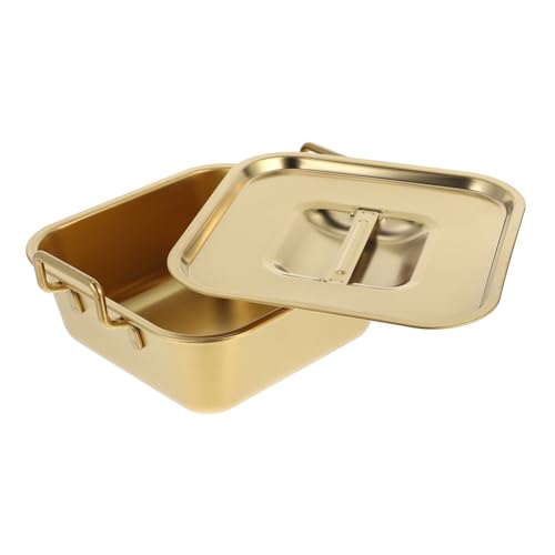 FIXOSHEE Serviertablett mit Deckel und Griffen Multifunktionale Küchenplatte für Tiramisu Snacks und Buffets für Partys und Gastronomie Quadratisch FIXOSHEE Serviertablett mit Deckel und Griffen Multifunktionale Küchenplatte für Tiramisu Snacks und Buffets für Partys und Gastronomie Quadratisch von FIXOSHEE