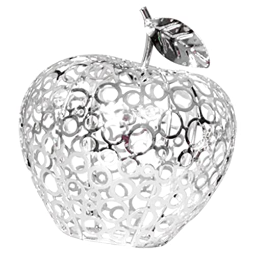 FIXOSHEE Silberner Apfel Metall Deko Ornament Xmas Metal Crafts Stilvolle Tischdekoration für Wohnzimmer Büro und Weihnachtsfest Langlebiges Dekoratives Desktop Accessoire FIXOSHEE Silberner Apfel Metall Deko Ornament Xmas Metal Crafts Stilvolle Tischdekoration für Wohnzimmer Büro und Weihnachtsfest Langlebiges Dekoratives Desktop Accessoire von FIXOSHEE
