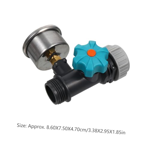 FIXOSHEE Smart Wasser druckregler Präziser Bewässerungsdruckmesser Psi Manometer Garten Irrigation Teil Leicht Tragbar Frostsicher Druckminderer Adapter von FIXOSHEE