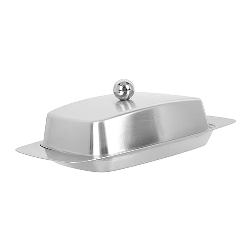 FIXOSHEE Stilvolle Butterplatte aus mit Deckel Europäisches Design Vielseitig für Butter Käse und Desserts für Feiern und Täglichen Gebrauch FIXOSHEE Stilvolle Butterplatte aus mit Deckel Europäisches Design Vielseitig für Butter Käse und Desserts für Feiern und Täglichen Gebrauch von FIXOSHEE