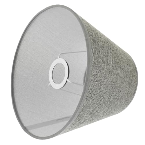 FIXOSHEE Stoff lampenschirm Ersatz Lampenabdeckung für Tischlampe Abnehmbar Staubgeschützt Geeignet für Wohnzimmer Schlafzimmer Arbeitszimmer Sanftes Warmes Licht von FIXOSHEE