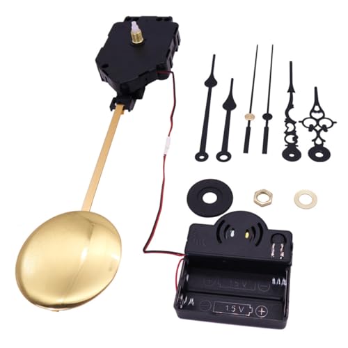 FIXOSHEE Sweeping Pendeluhrwerk mit Musikbox Pendelmechanismus Ersatzteil für DIY Wanduhr Reparatur Geräuschlos mit Zeigerstilen und Zeiteinstellknopf Einfache Montage Uhr FIXOSHEE Sweeping Pendeluhrwerk mit Musikbox Pendelmechanismus Ersatzteil für DIY Wanduhr Reparatur Geräuschlos mit Zeigerstilen und Zeiteinstellknopf Einfache Montage Uhr von FIXOSHEE
