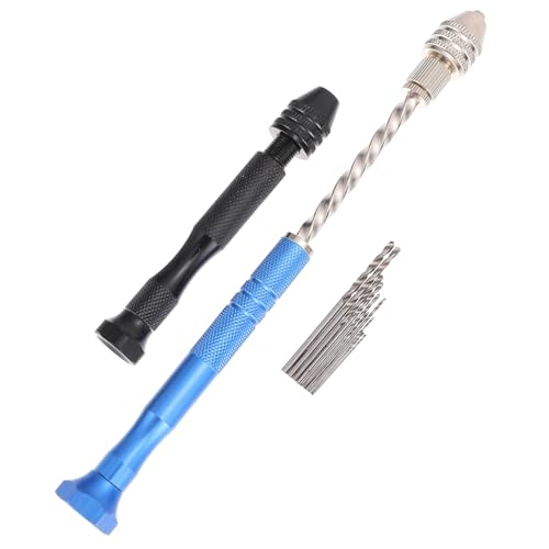 FIXOSHEE Teiliges Stahl Verstellbarer Handspiralbohrer für Schmuckherstellung Holz Kunststoff und DIY projekte Mikro Bohrerbit mit Langlebigem Spiralbohrer FIXOSHEE Teiliges Stahl Verstellbarer Handspiralbohrer für Schmuckherstellung Holz Kunststoff und DIY projekte Mikro Bohrerbit mit Langlebigem Spiralbohrer von FIXOSHEE