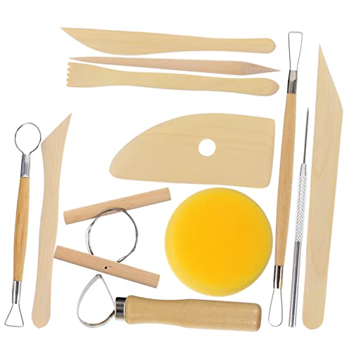FIXOSHEE Töpferwerkzeug Set Teilig Clay Sculpting Werkzeug Vielseitiges Skulptur Schnitzwerkzeug für Modellierung Bildhauerei Formen Schneiden Glätten FIXOSHEE Töpferwerkzeug Set Teilig Clay Sculpting Werkzeug Vielseitiges Skulptur Schnitzwerkzeug für Modellierung Bildhauerei Formen Schneiden Glätten von FIXOSHEE