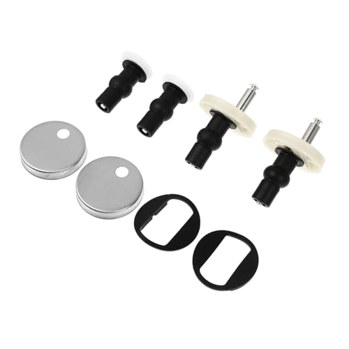 FIXOSHEE Toilettensitz Schrauben Edelstahl Befestigungsschrauben Expanding Rubber Nuts Toiletten scharniere Ersatzteile für Wc Sitz Montageset Langlebig und Rostfrei von FIXOSHEE