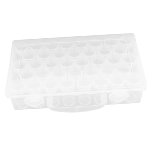 FIXOSHEE Transparente Aufbewahrungsbox mit Fächern Flexibler Sortierorganizer für Schmuck Perlen Kleinteile Bastelbedarf und Elektronikkomponenten Vielseitig Einsetzbar für Ordentliche von FIXOSHEE