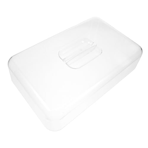 FIXOSHEE Transparenter Acryl Rechteckiger Food Dome Abdeckung Für Kuchen Brot Und Obst Vielseitiger Schutz Für Restaurant Und Zuhause Leicht Zu Reinigen Frühstücksbrett FIXOSHEE Transparenter Acryl Rechteckiger Food Dome Abdeckung Für Kuchen Brot Und Obst Vielseitiger Schutz Für Restaurant Und Zuhause Leicht Zu Reinigen Frühstücksbrett von FIXOSHEE
