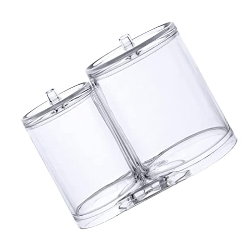 FIXOSHEE Transparenter Baumwollhalter Aufbewahrungsbox mit Deckel Staubdicht und Feuchtigkeitsbeständig Vielseitiger Organizer für Wattestäbchen und Wattepads Langlebig für Schminktisch FIXOSHEE Transparenter Baumwollhalter Aufbewahrungsbox mit Deckel Staubdicht und Feuchtigkeitsbeständig Vielseitiger Organizer für Wattestäbchen und Wattepads Langlebig für Schminktisch von FIXOSHEE
