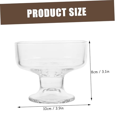 FIXOSHEE Transparenter Glas Dessertbecher mit Fuß Eleganter Pudding Obstschale Klarglas Desserttasse für Kuchen Eiscreme und Vorspeisen Langlebig und Vielseitig für Zuhause und Gastronomie FIXOSHEE Transparenter Glas Dessertbecher mit Fuß Eleganter Pudding Obstschale Klarglas Desserttasse für Kuchen Eiscreme und Vorspeisen Langlebig und Vielseitig für Zuhause und Gastronomie von FIXOSHEE