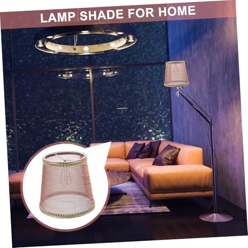 FIXOSHEE Transparenter Langlebiger Lampenschirm aus Gewebtem Passend für Wandleuchte Stehlampe Deckenleuchte Dekorative Diffuse Lichtabdeckung für Wohnzimmer und Schlafzimmer von FIXOSHEE