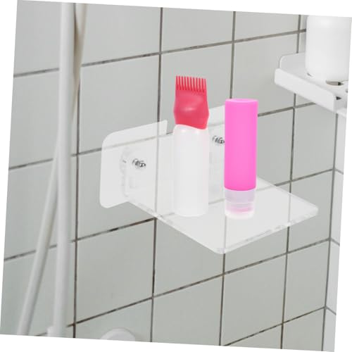 FIXOSHEE Transparentes Kunststoff wandregal ohne Bohren Schwebendes Bad Küchenregal Platzsparender Wandhalter für Shampoo Kosmetik Bücher und Dekoration Selbstklebendes Aufbewahrungssystem FIXOSHEE Transparentes Kunststoff wandregal ohne Bohren Schwebendes Bad Küchenregal Platzsparender Wandhalter für Shampoo Kosmetik Bücher und Dekoration Selbstklebendes Aufbewahrungssystem von FIXOSHEE