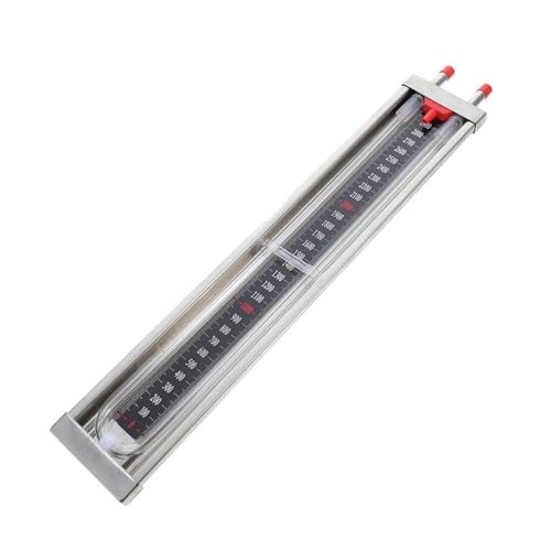 FIXOSHEE U förmiges Edelstahl druckmanometer Pa mit Organischem Glas Präzises Manometer für Gas Vakuumdruckmessung Inklusive Schlauch Langlebig und FIXOSHEE U förmiges Edelstahl druckmanometer Pa mit Organischem Glas Präzises Manometer für Gas Vakuumdruckmessung Inklusive Schlauch Langlebig und von FIXOSHEE