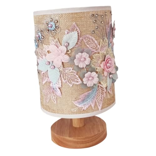 FIXOSHEE USB Betriebene Stoff Tischlampe mit Künstlerischem Blumenlampenschirm Stilvolle Nachttischleuchte für Schlafzimmer und Wohnzimmer Praktische und Dekorative Schreibtischbeleuchtung FIXOSHEE USB Betriebene Stoff Tischlampe mit Künstlerischem Blumenlampenschirm Stilvolle Nachttischleuchte für Schlafzimmer und Wohnzimmer Praktische und Dekorative Schreibtischbeleuchtung von FIXOSHEE