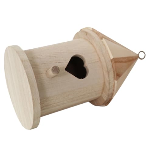 FIXOSHEE Unfertiges Holz Vogelhaus DIY Vogelhäuschen zum Bemalen Wetterfeste Nistbox und Vogelfutterstation für Garten Balkon Sichere Futterstelle für Wildvögel Einfache Zusammenbau von FIXOSHEE